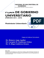 Plan de Gobierno San Cristóbal Por El Cambio