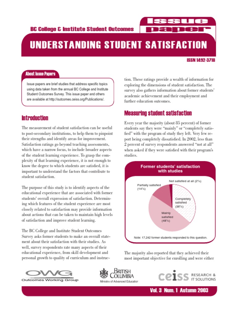 Analyzing Student Satisfaction Factors | PDF | Factor Analysis | Survey ...