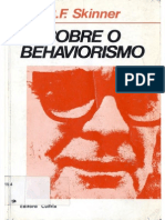 Sobre o Behaviorismo - b. f. Skinner