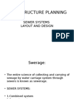 Sewer System N Layout N Design