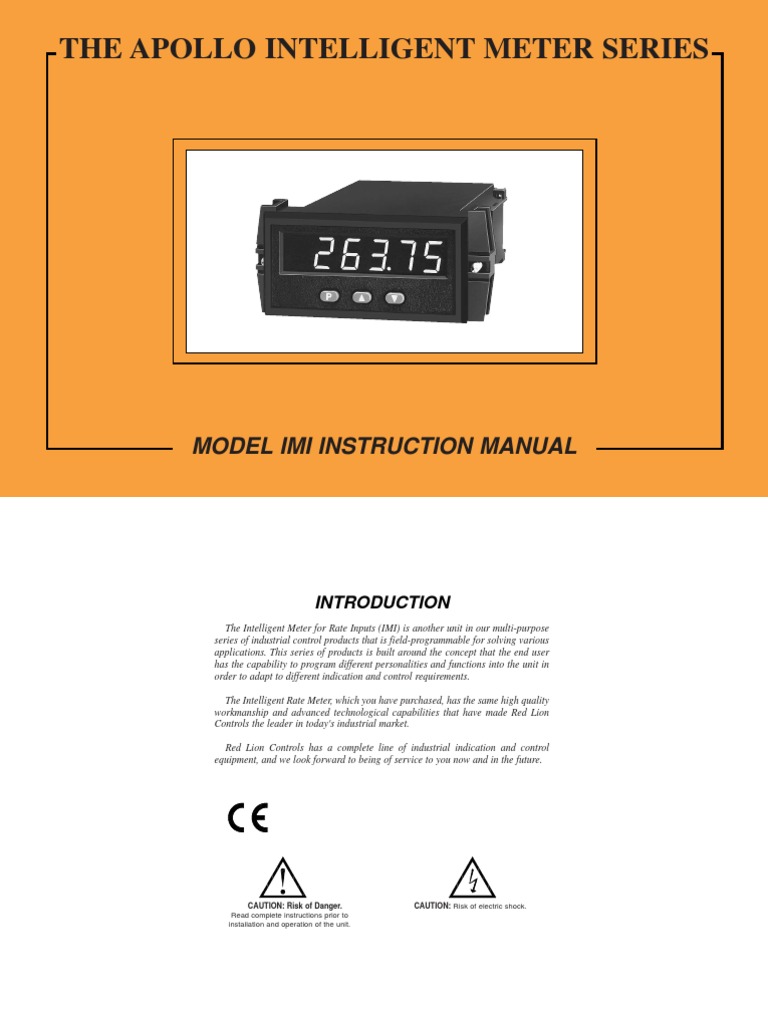 Manuel du Compteur Intelligent IMI | PDF | Arrondi (mathématiques) |  Traitement numérique du signal