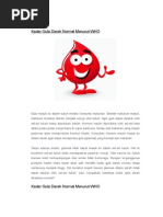 Download Kadar Gula Darah Normal Menurut WHO by Sinta Monica SN291328453 doc pdf