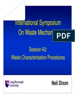 Waste Characterisation Procedures
