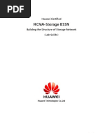 HCNA-Storage Building the Structureof Storage Network Lab Guide V2.1