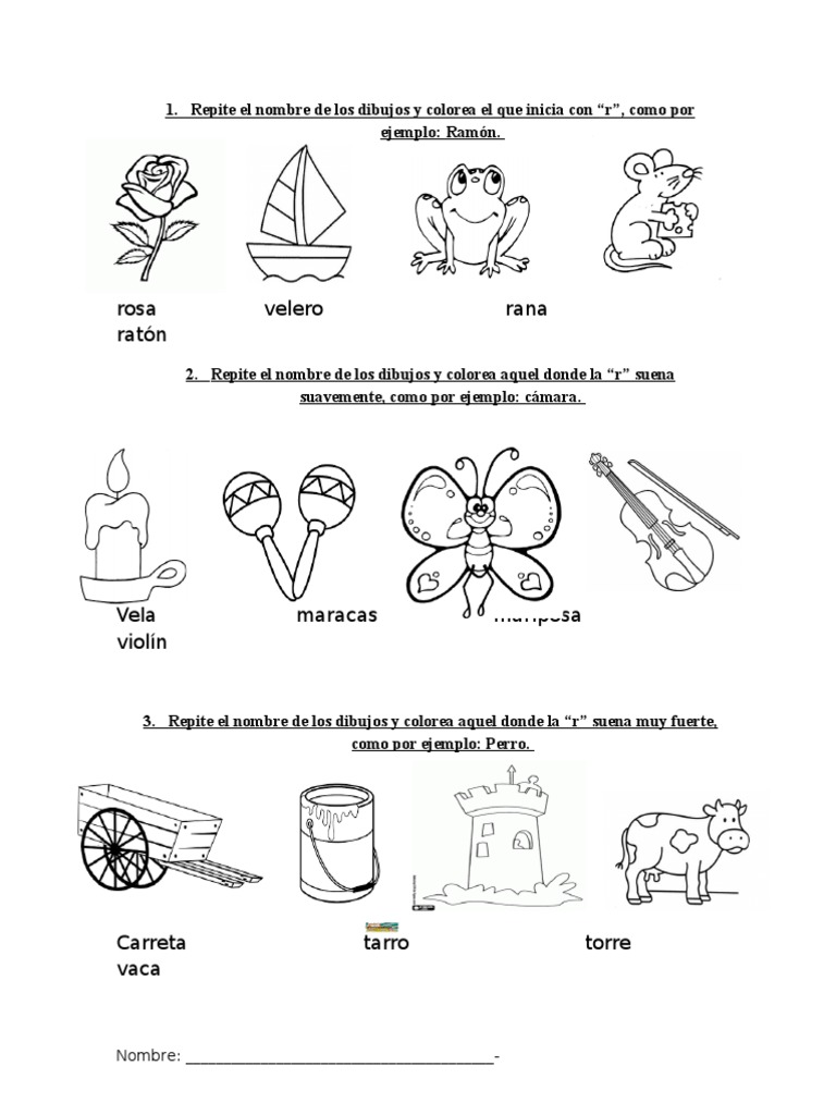 Guia Primer Ano Basico Ra Re Ri Ro Ru Pdf