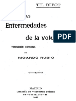 Las Enfermedades de La Voluntad Ribot