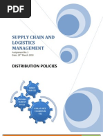 Supply Chain and Logistics Management: Distribution Policies