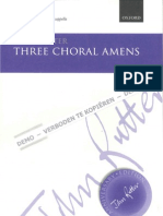 Rutter - Three Choral Amens