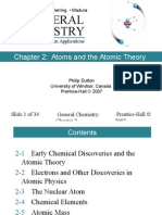 Chemistry General: Chapter 2: Atoms and The Atomic Theory
