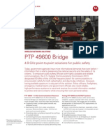 PTP 49600 Bridge: 4.9 GHZ Point-To-Point Solutions For Public Safety