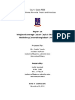 WACC of HeidelbergCement