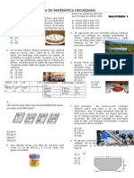 Matemática 2do Grado Secundaria