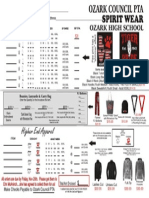 Pta High School Order Forms 2015 Fall