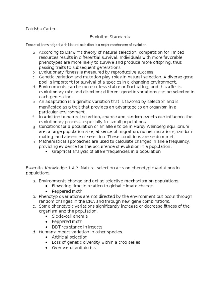 Evolution thesis statement image