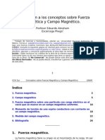 Fuerza Magnetica y Campo Magnetico