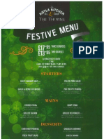 Festive Menu