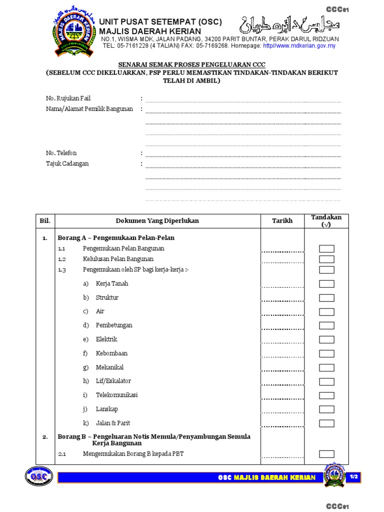 Surat Kerjasama Jkm Mbpj