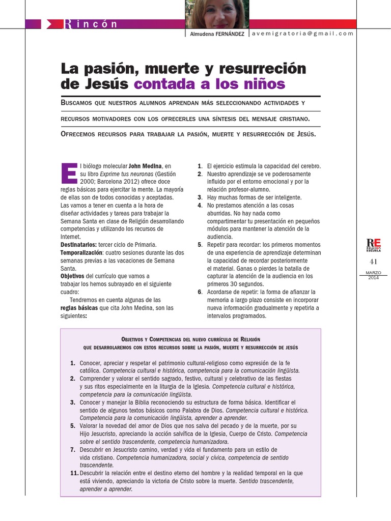 La Pasión, Muerte y Resurreción | PDF | La resurrección de Jesús ...