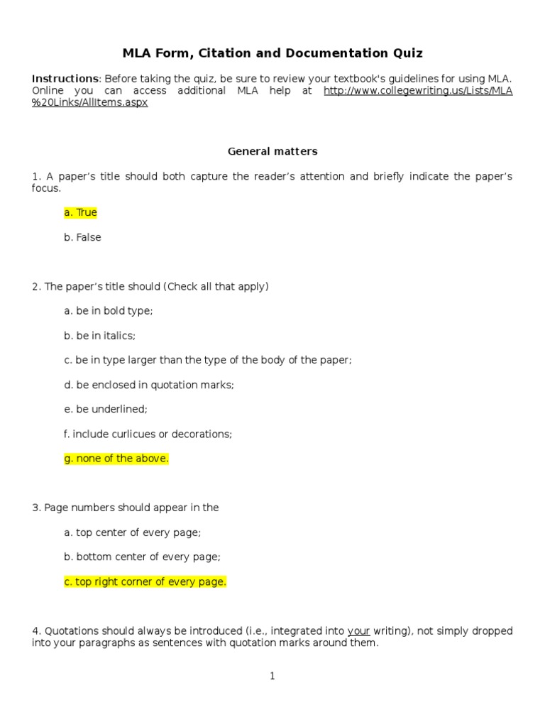 mlatest Citation Quotation Mark Free 30day Trial
