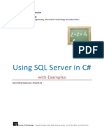 Using SQL Server in CSharp