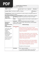 7e Lesson Plan for Deped | Alkane | Hydrocarbons