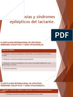 Epilepsias lactante clasificación