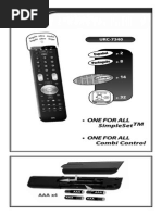 Download Manual URC-7340 by fabiox2005 SN291387466 doc pdf