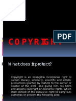 Intellectual property law on copyright