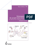 Management de Project International Du Discours de La Méthode A La Pratique Exemples Concrets - Riana Andrieux (French)