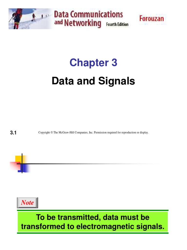 Data Communication and Networking Chapter - 3 | PDF | Signal To Noise ...
