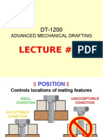 Advanced Mechanical Drafting Position Tolerance Zones