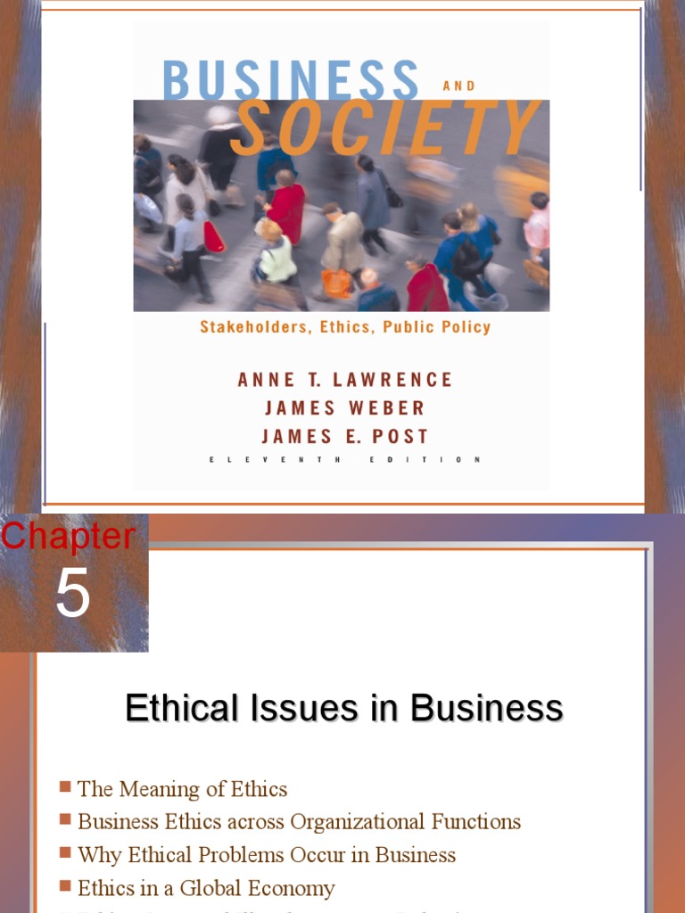 case study about ethical issues in business