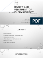 History of Petroleum Geology