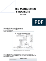 Model Manajemen Strategis