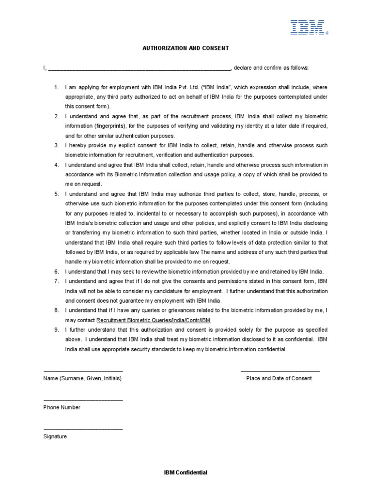 Biometric Consent Form PDF Biometrics Authentication Biometric Consent Form PDF Biometrics Authentication