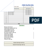 39 Calculate Cable Tray Size