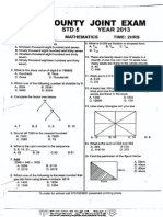 Class 5 Mathematics Test