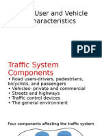 TE-Road User and Vehicle Characteristic