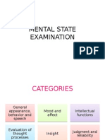 Mental State Examination