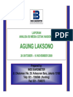 Analisa Media, Agung Laksono 26 Oktober - 15 November 2009