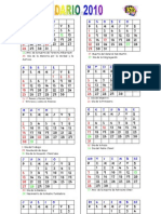 CALENDARIO 2010