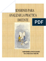 Dimensiones de La Práctica Docente