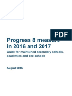Progress 8 School Performance Measure 2015 Updated August 2015