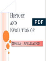 History of Mobile Application