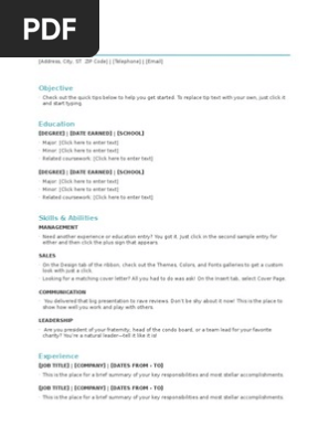 Resume File