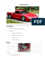 Ferrari F40: Performance