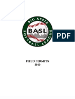 2010 BASL Spring Field Permits