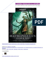 Haemonculus Covens en Español