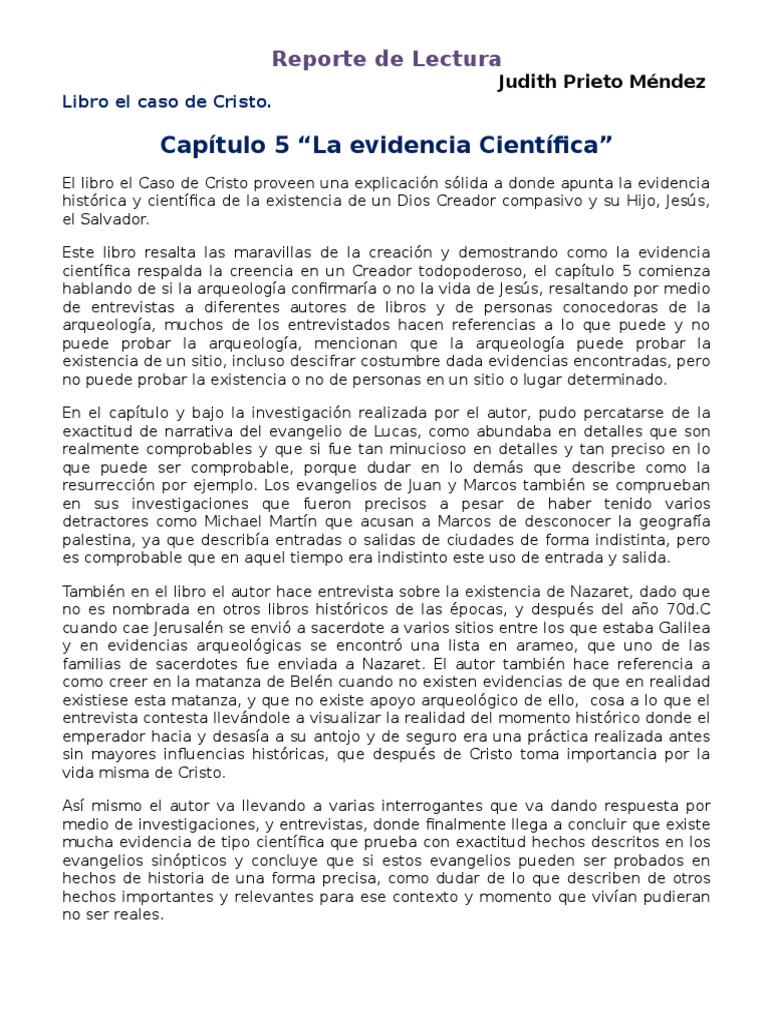 El caso de cristo