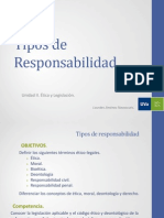 Tema 10 - Tipos de Responsabilidad (BIOÉTICA)